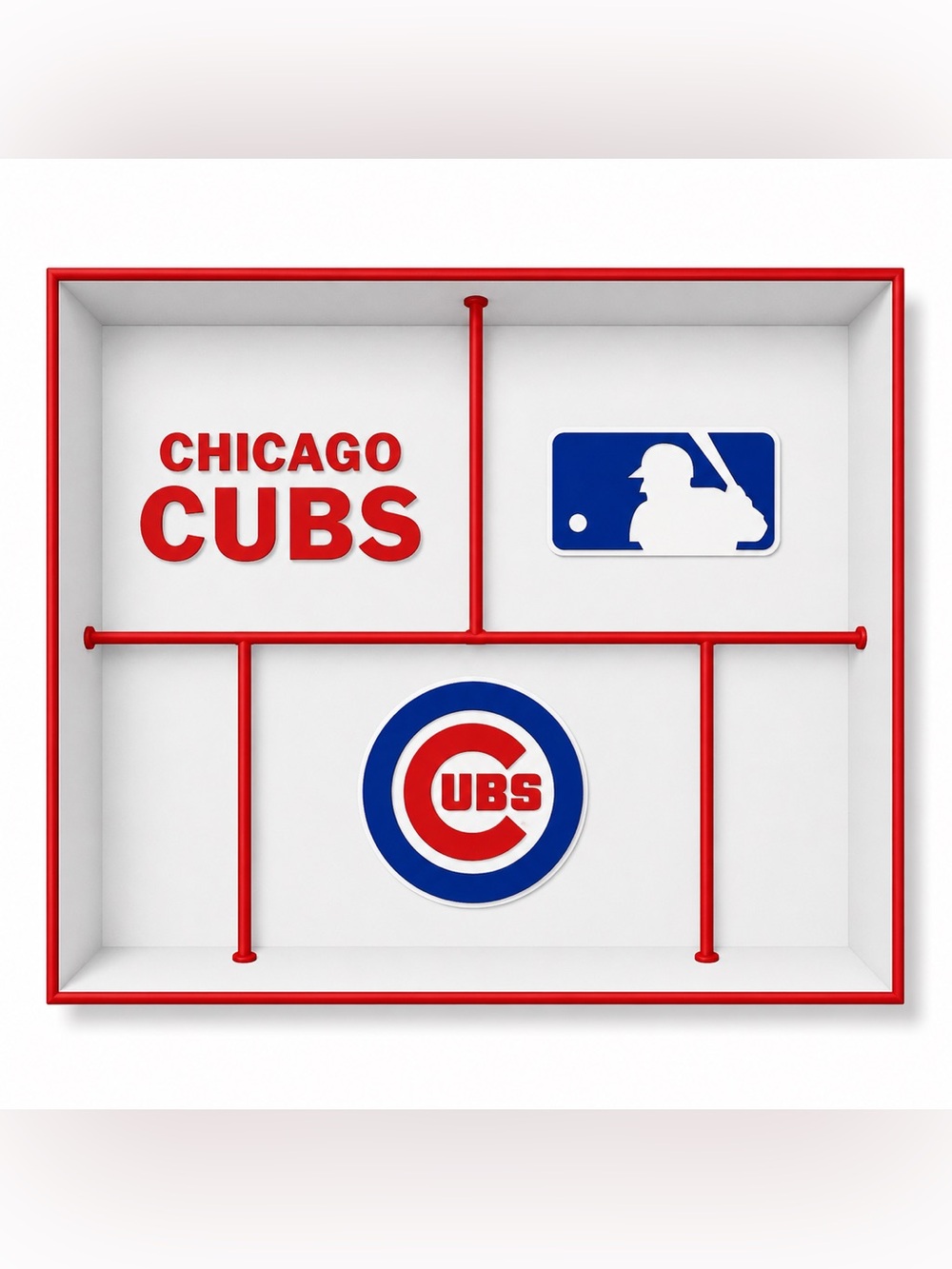 Chicago Cubs MLB Pocket Dump Tray - For Keys, Wallet, Money, Etc